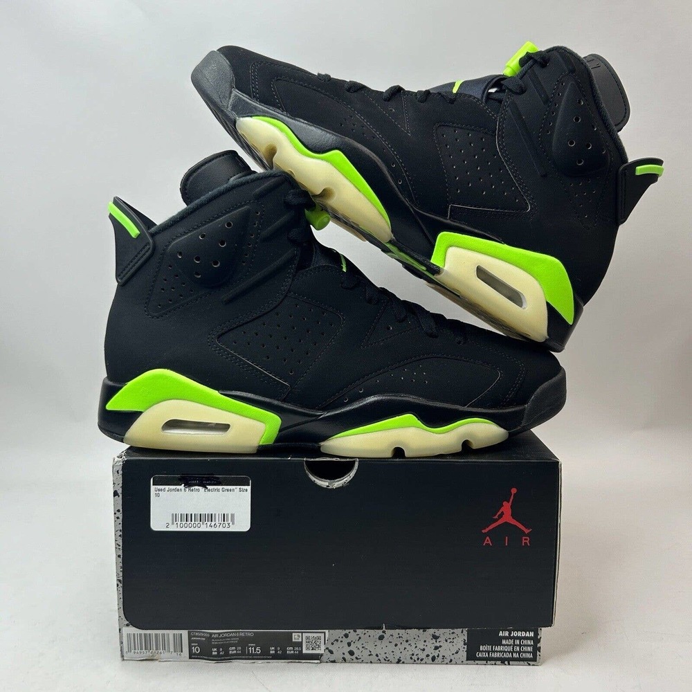 Nike Shoes Air Jordan 6 Retro “Electric Green” 2023 - Picture 1 of 8